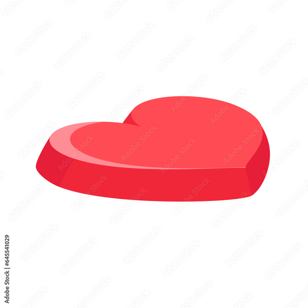 Vector valentines day heart shapes on white background Vector valentines day heart shapes on white background
