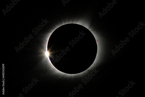 Solar Eclipse Diamond Ring Burst photo