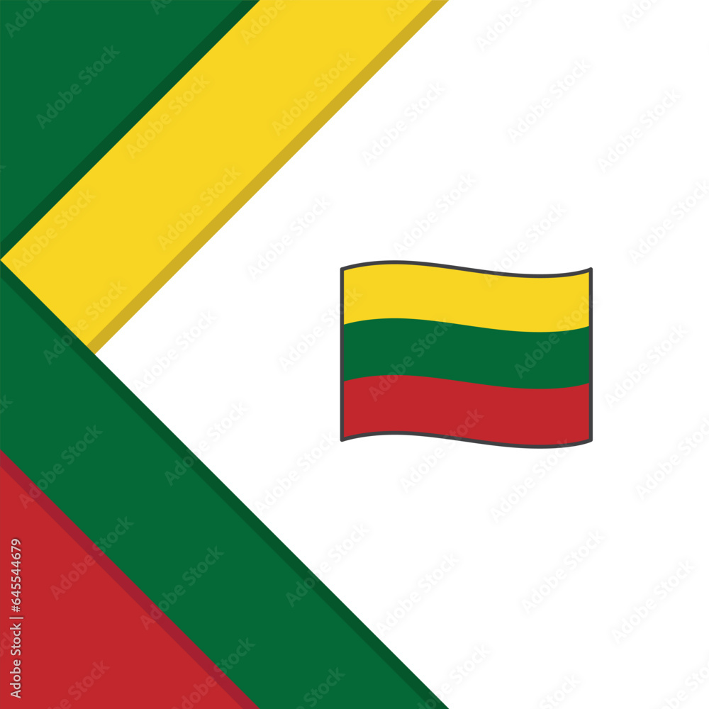 Lithuania Flag Abstract Background Design Template. Lithuania Independence Day Banner Social Media Post. Lithuania Lithuania Flag Abstract Background Design Template. Lithuania Independence Day Banner Social Media Post. Lithuania