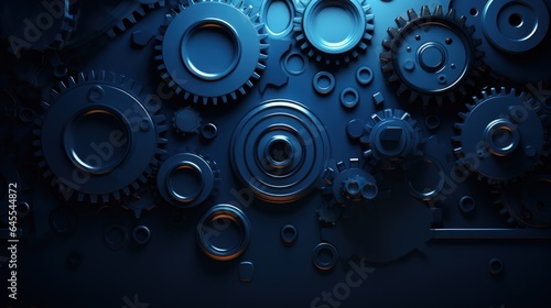 Wallpaper Mural technology gear wheels composition background Torontodigital.ca