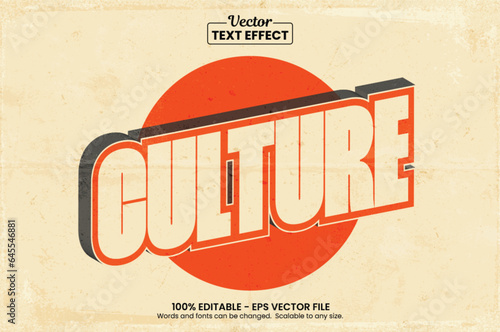 Vintage Editable Text effect Premium Vector