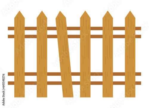 garden wooden fence natural