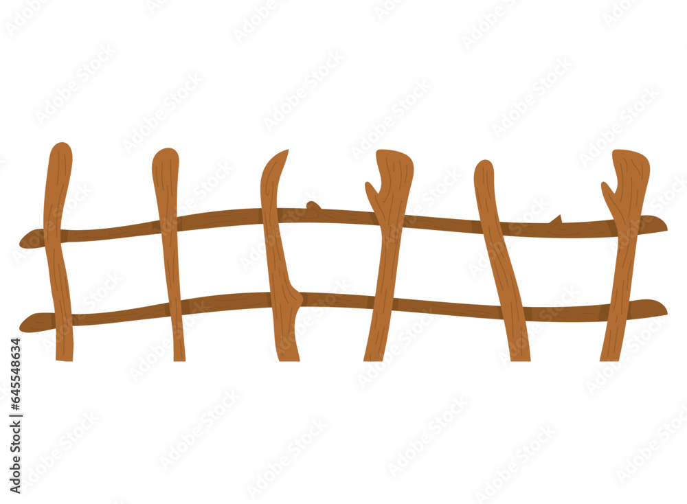 Obraz premium garden wooden fence rustic