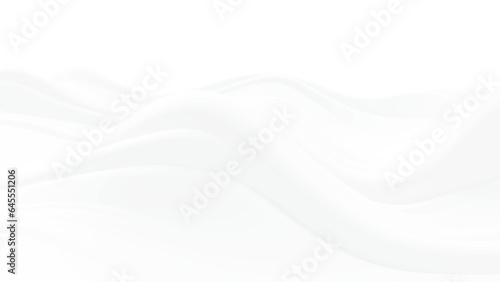 Abstract white paper wave background and abstract gradient and white wave curve lines banner background design. White wave modern abstract background design. space style. white background. 