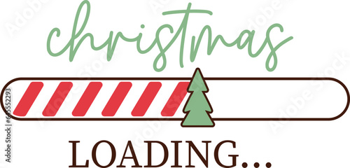 christmas loading svg design