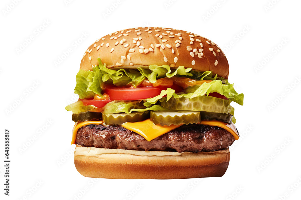 So Yummy hamburger street fast food isolated on transparent background
So Yummy hamburger street fast food isolated on transparent background
