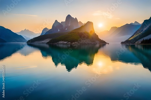 sunrise over the lake © Mehwish