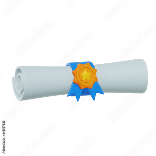 roll of paper 3D Icon