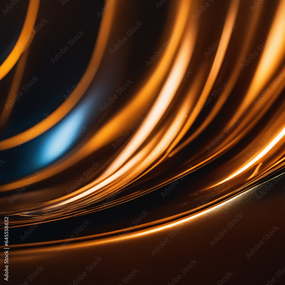 Abstract gold background with smooth lines and waves, 3d render Abstract gold background with smooth lines and waves, 3d render