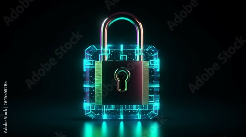 Lock internet network security technology generative ai