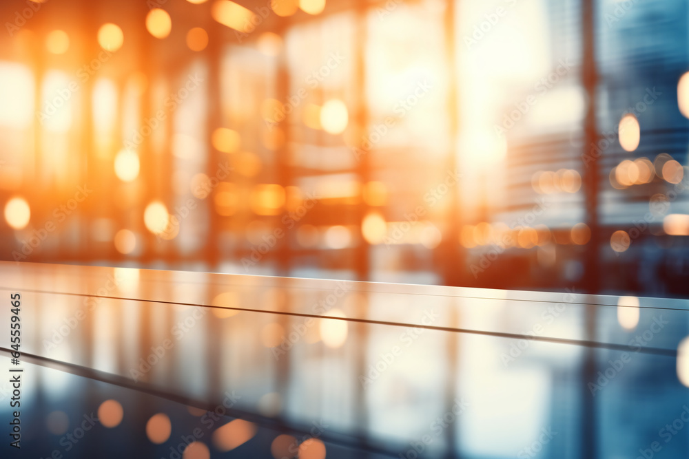 blurred spacious open office environment, abstract effect that highlights the play of light and bokeh in the background. blurred spacious open office environment, abstract effect that highlights the play of light and bokeh in the background.