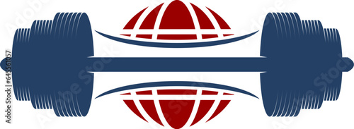 Globe line with barbel inside