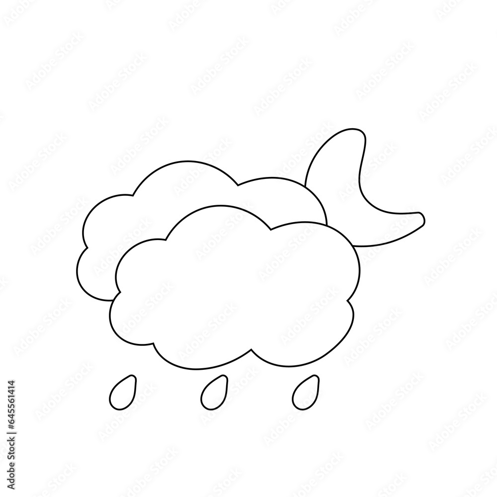 weather icon set sun rain thunderstorm dew wind snow cloud night sky for forecast weather icon set sun rain thunderstorm dew wind snow cloud night sky for forecast