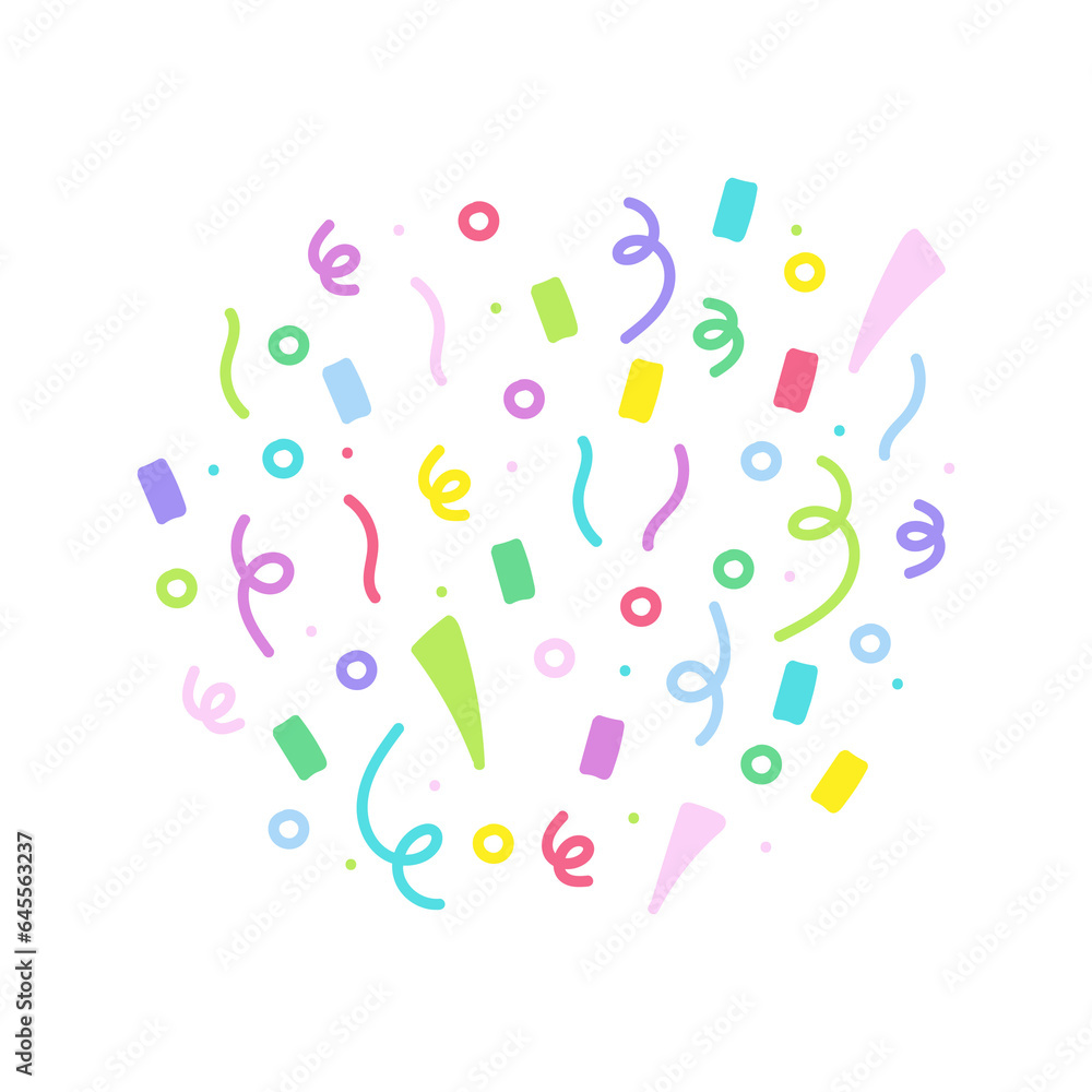 cute party popper isolated confetti explosion firecrackers celebration vector drawing illustration hand drawn style cute party popper isolated confetti explosion firecrackers celebration vector drawing illustration hand drawn style