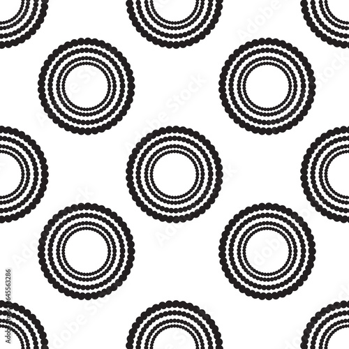 Digital png illustration of rows of decorative pattern on transparent background