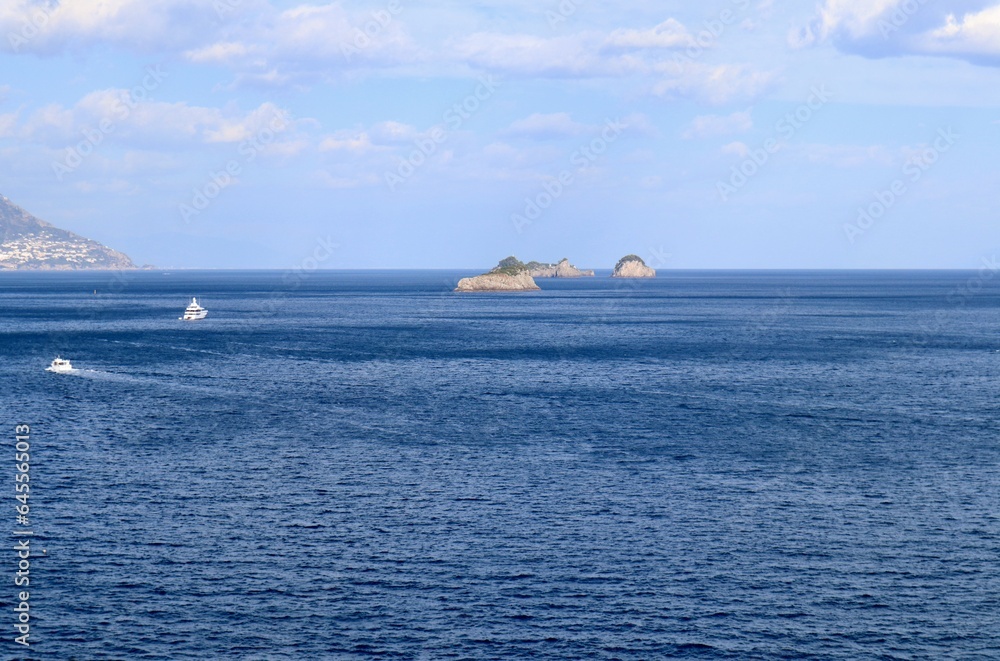 Marina del Cantone - Scogli Li Galli dal sentiero per Recommone