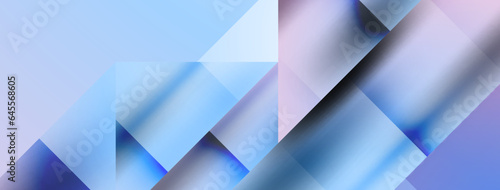 Vivid abstraction unfolds. Triangles in seamless harmony, composing dynamic geometric backdrop. Interplay of angles and hues forms captivating tapestry, evoking modernity and artistic allure