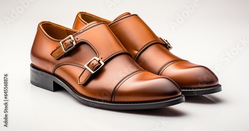 brown leather shoes