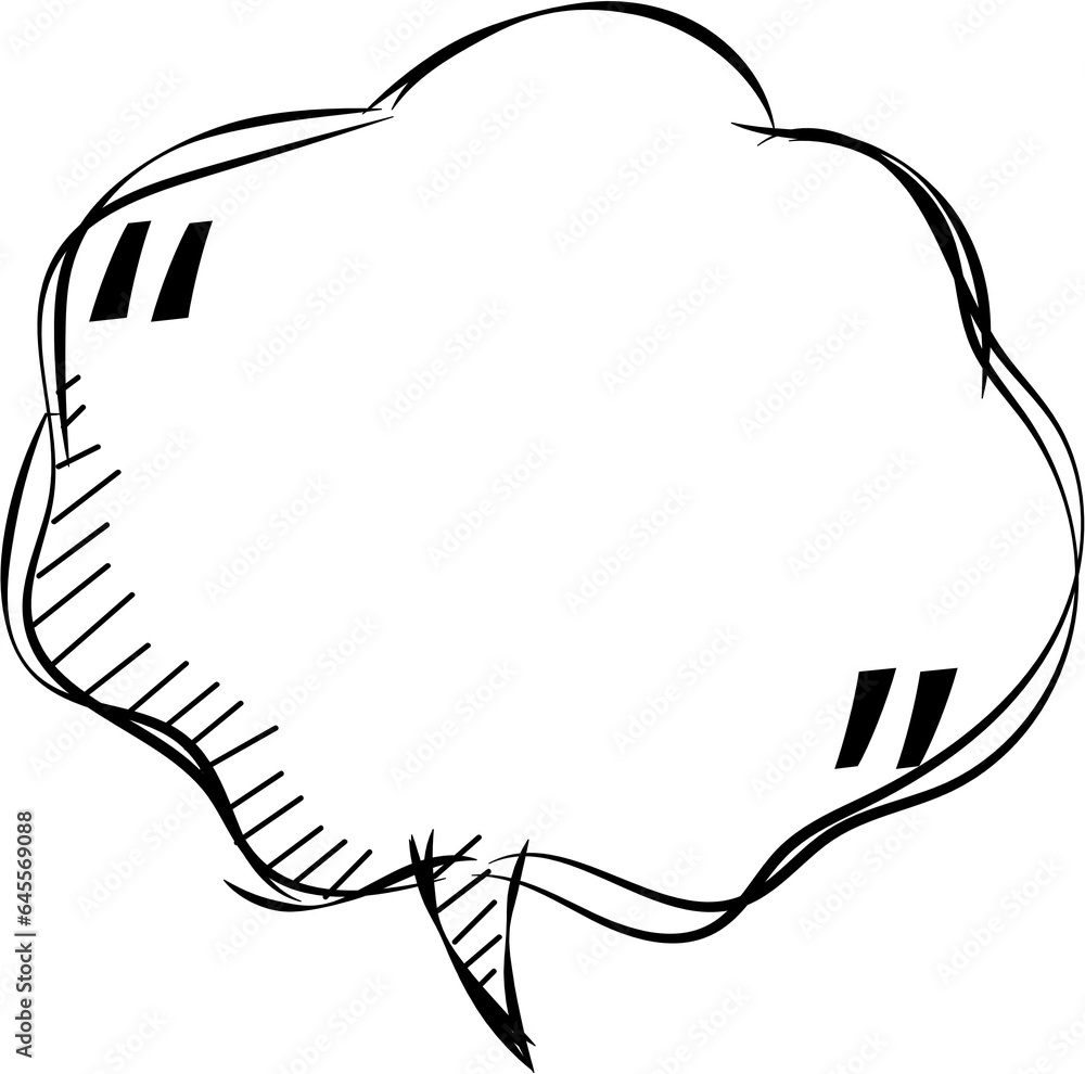 Black and white speech bubble balloon with quotation marks icon sticker memo keyword planner text box banner, flat png transparent element design Black and white speech bubble balloon with quotation marks icon sticker memo keyword planner text box banner, flat png transparent element design