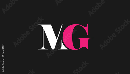 luxury combined letter M and G, MG letter logo design