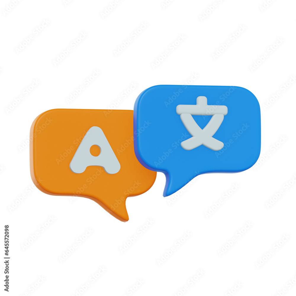 Obraz premium Translate 3D Icon