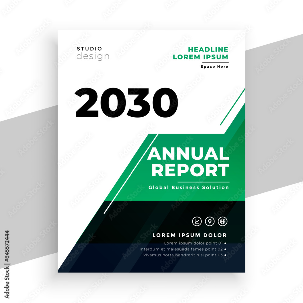 stylish business annual report card company's yearly book stylish business annual report card company's yearly book