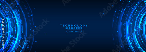 futuristic digital web technology background design