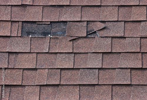 Slika na platnu Two Shingles Missing from Mansard Roof