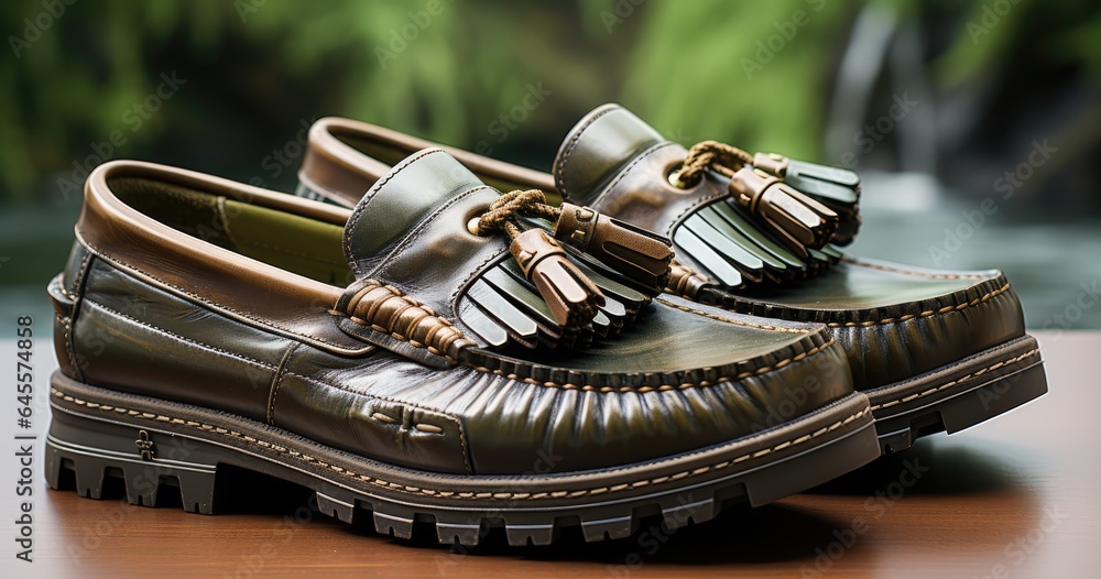 KHAKI BOAT SHOES