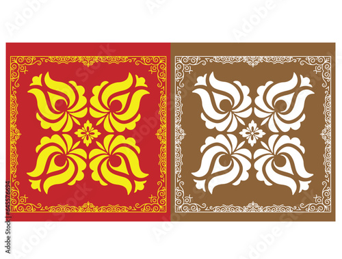 Sri Lankan Heritage in Art: Traditional Illustration Vector 