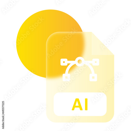 Illustrator File Formats Glassmorphism UI Icon Sign and Symbol Design Illustrator Png Svg	