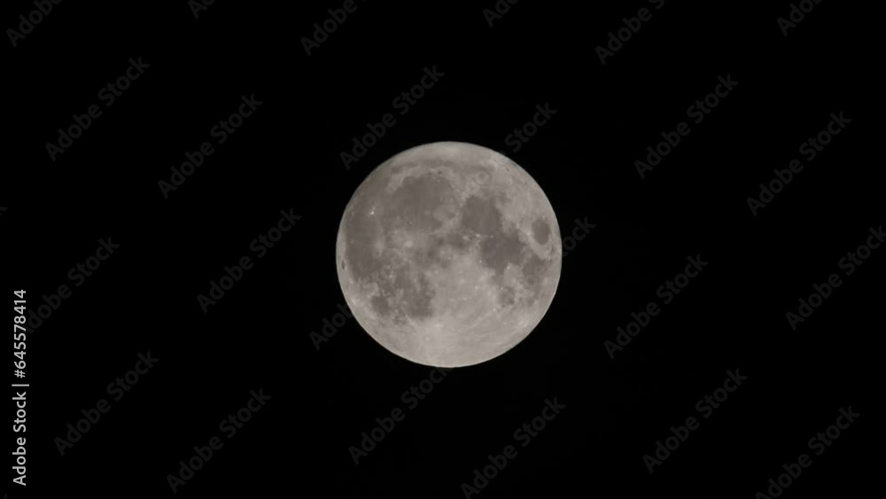 The Full Blue Supermoon as seen from Hertford Heath, UK on the 30 August 2023 . The Full Blue Supermoon as seen from Hertford Heath, UK on the 30 August 2023 .