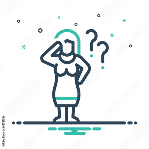 Mix  icon for forget 