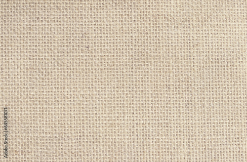 Brown sackcloth woven texture background in natural pattern.