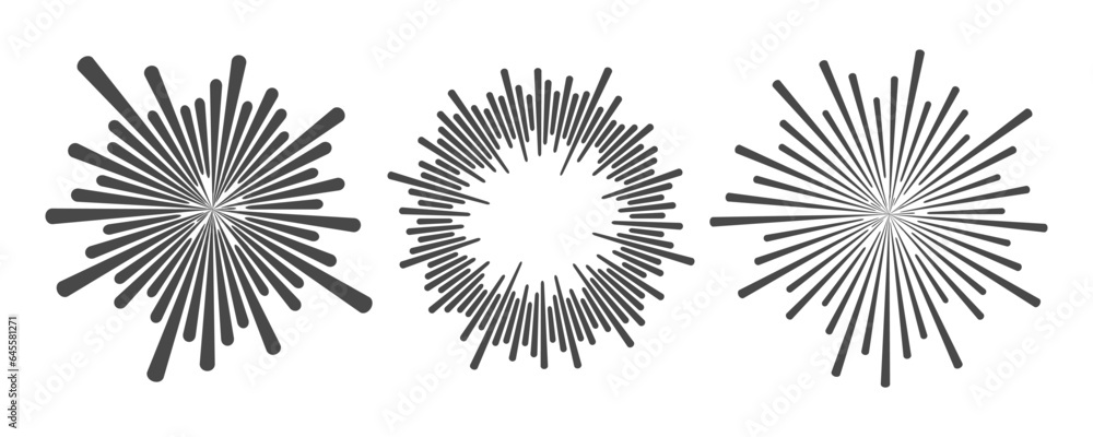 custom made wallpaper toronto digitalCircle sound wave. Audio music equalizer. Round circular icons set. Spectrum radial pattern and frequency frame. Vector design