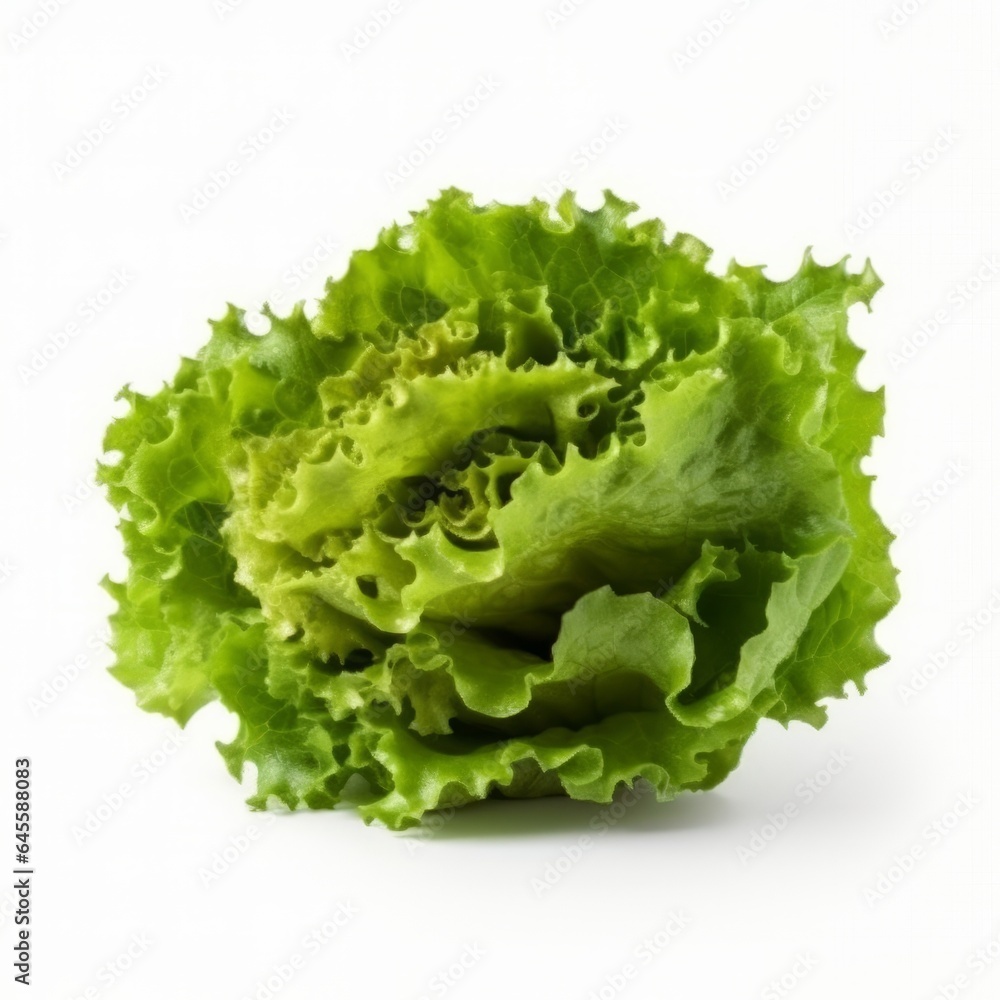 fresh green lettuce. Generative AI fresh green lettuce. Generative AI