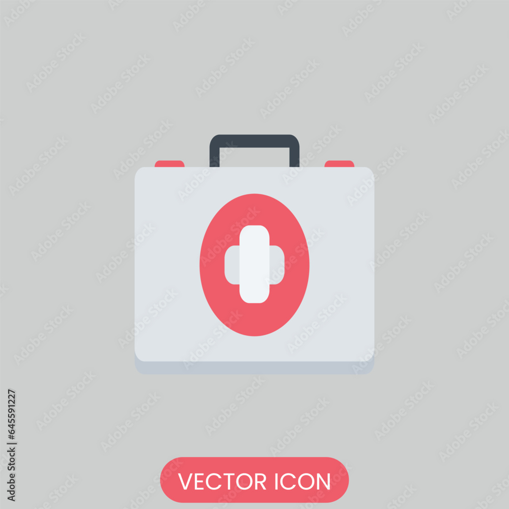 first aid box icon isolated background. icon medical first aid box icon isolated background. icon medical