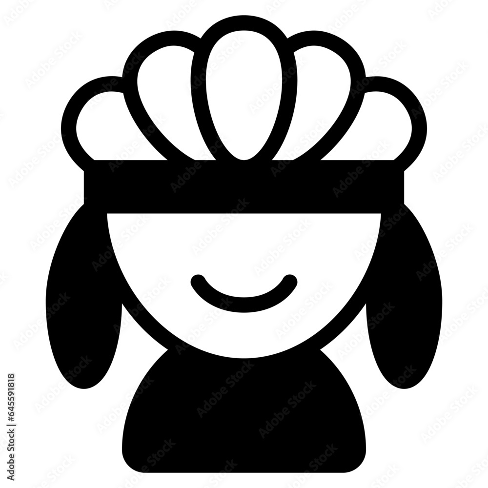 native american icon with solid line style base. Suitable for website design, logo, app, ui and etc. native american icon with solid line style base. Suitable for website design, logo, app, ui and etc.