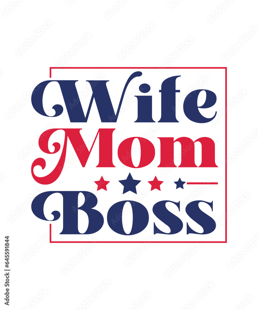 Wife Mom Boss svg