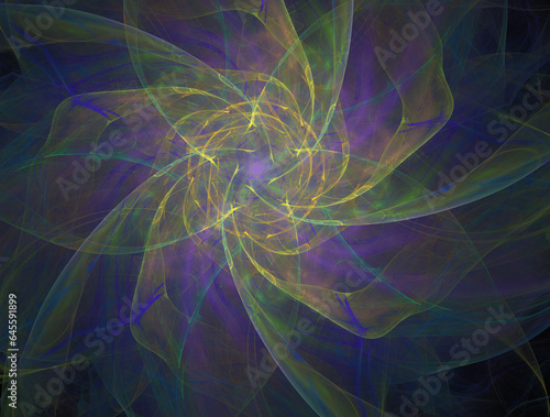 Imaginatory fractal abstract background Image