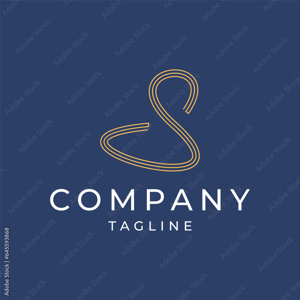 Fototapeta premium Letter S logo icon design template