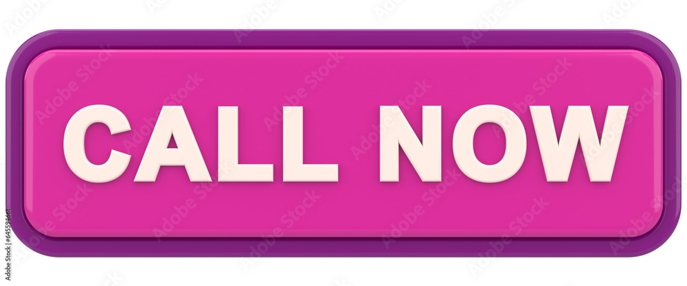 Call now button. 3D illustration. Call now button. 3D illustration.