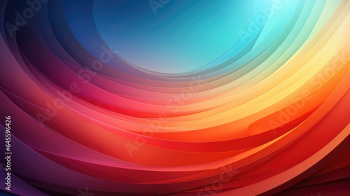 Abstract Colorful background gradient. Generative AI