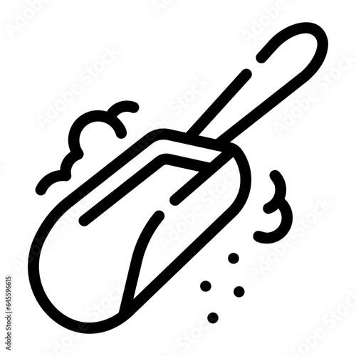 scoop Line Icon
