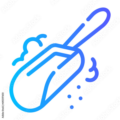 scoop Line Gradient Icon
