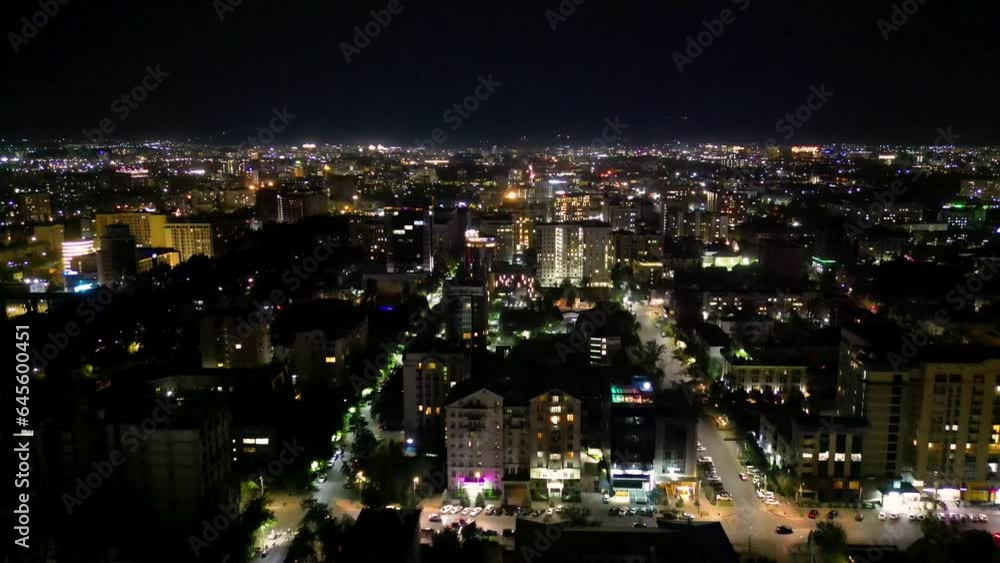 Bishkek city at night Bishkek city at night