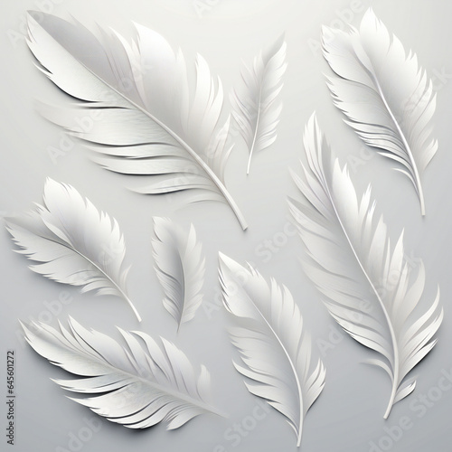 feathers pattern © Sergei