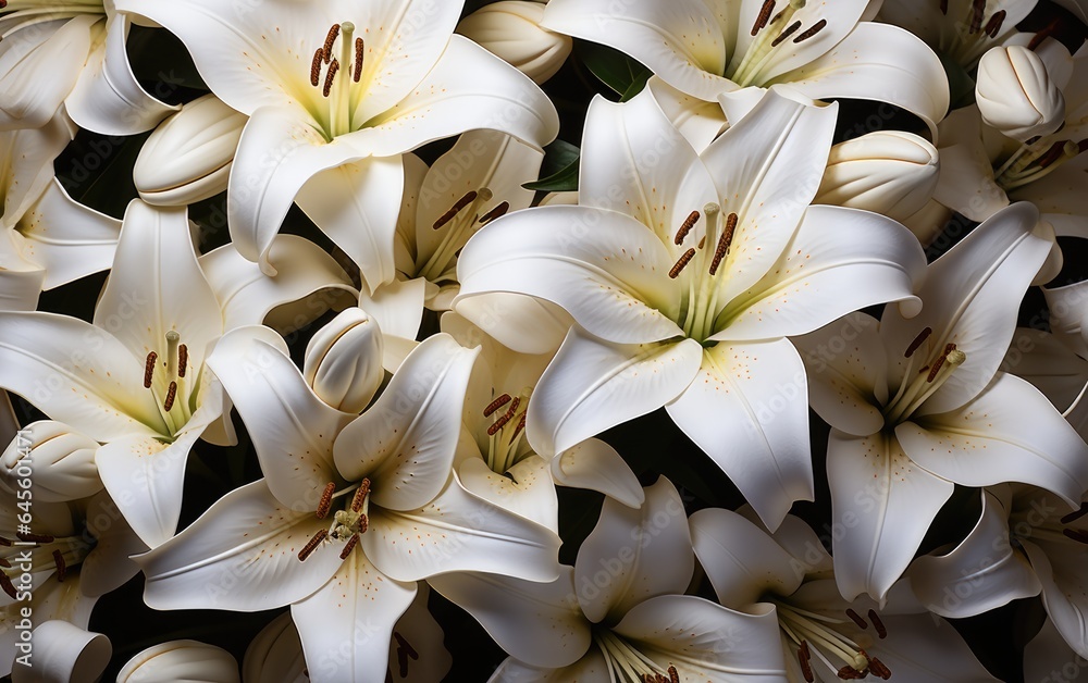 Lily flowers background Lily flowers background