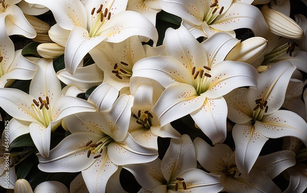 Lily flowers background Lily flowers background