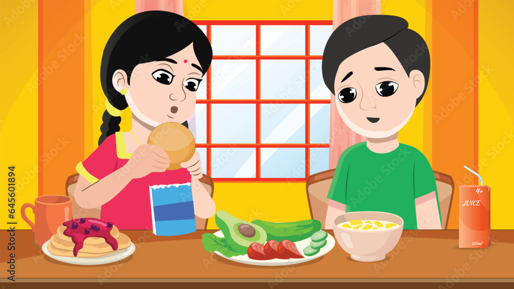 two girls in the kitchen with cake